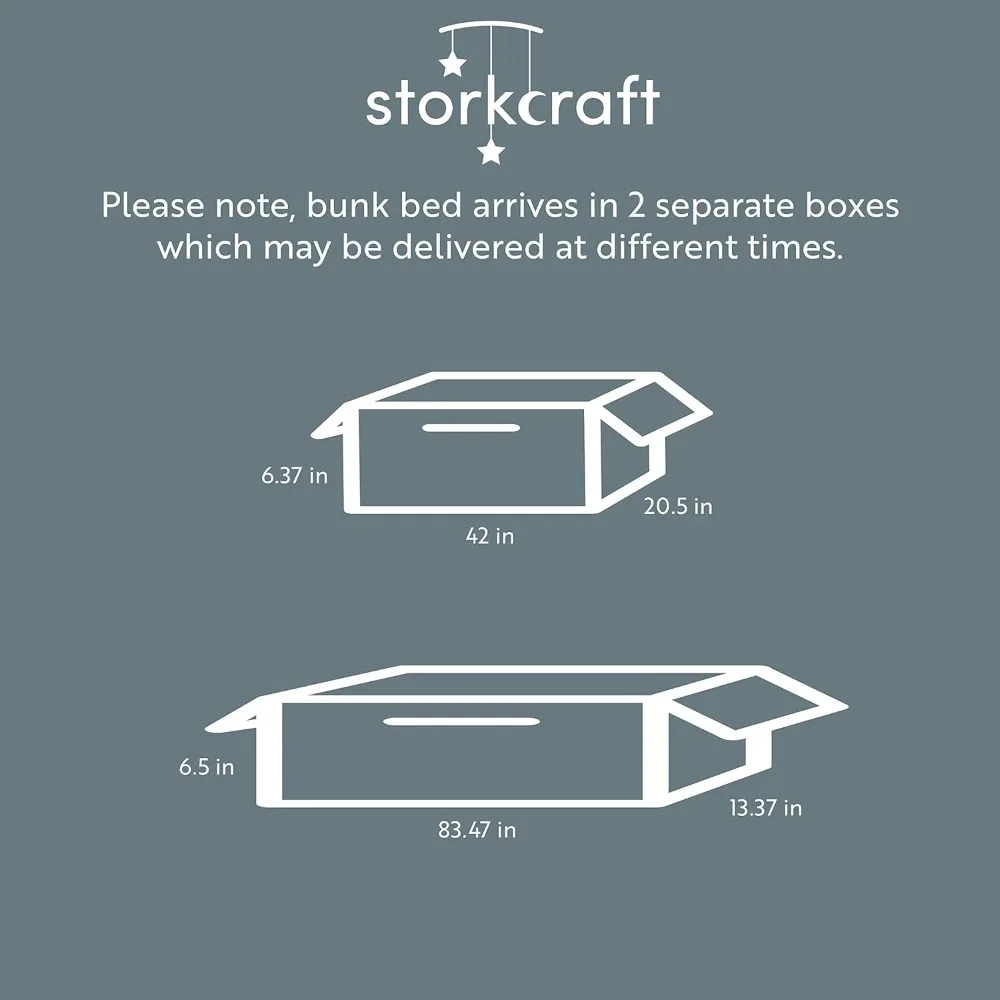 Bunk Bed Twin Over Twin Bunk Bed for Kids Converts To 2 Individual Twin Beds Bunk Beds for Kids