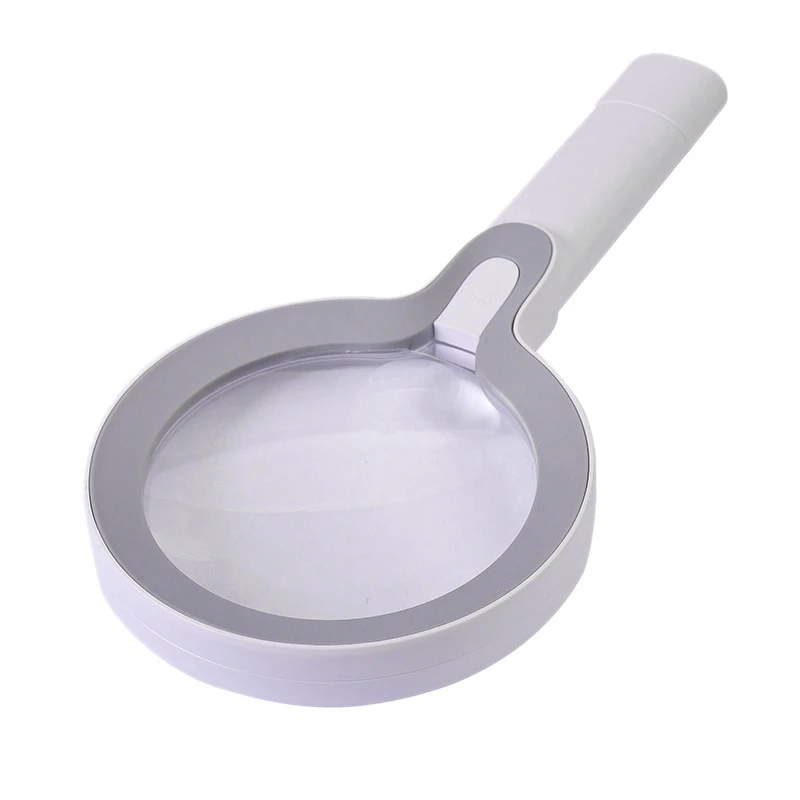 

Magnifying Glass,3X 20X Handheld Reading Magnifier Glass with LED Lights for Reading/Map/Watch Repair/Newspaper - Gray