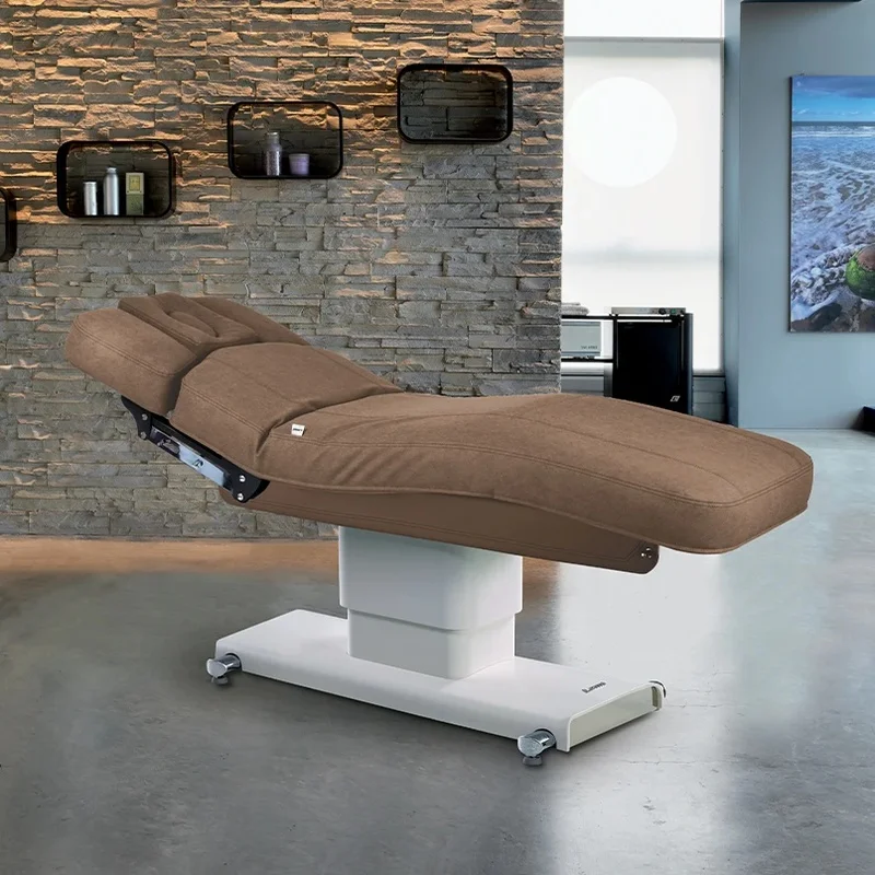 Customizable Electric 4 Motor Massage Bed for Spa and Beauty Salon, Dark Gray Color