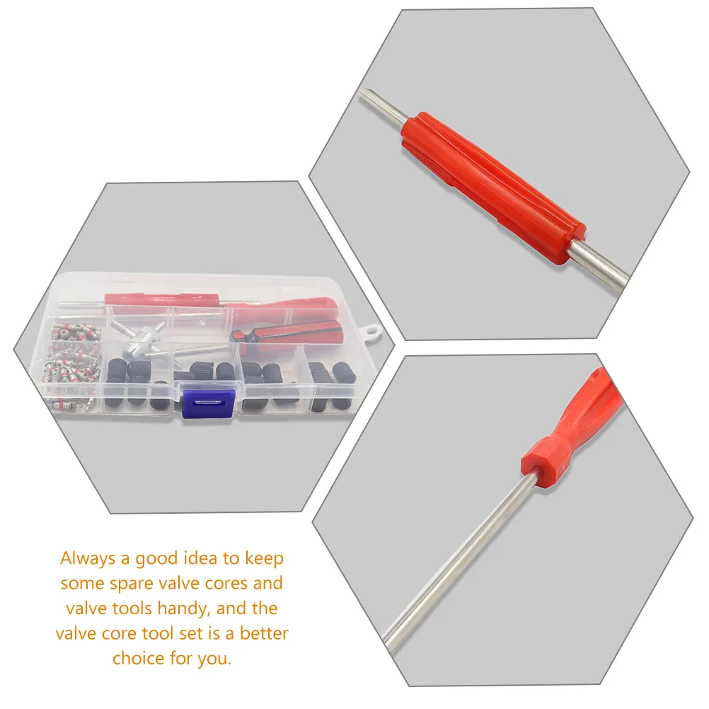 

1 set Valve Kit Bike Removal Tool Tire Tools Installation Remover Stem Extender Standard Valve Car Truck Motorcycle