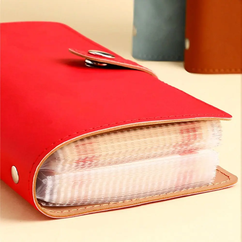 Save Money 100 Envelopes Money Saving Challenge Large Capacity PU Money Collection Book Waterproof Reusable