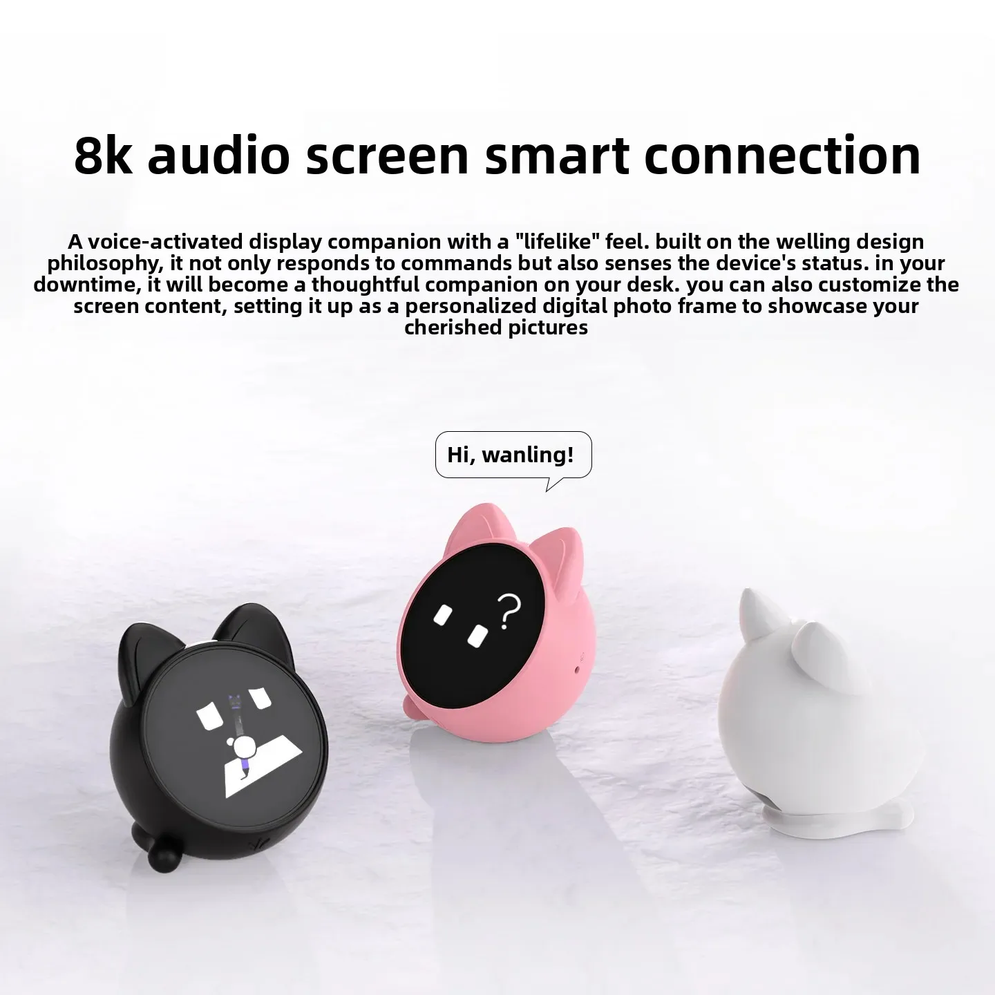 Wanling HUAN Wireless Esports Mouse Solid Magnesium Shell PAW3950 8K Polling Gaming Mouse Customized  PC Accessory Gifts