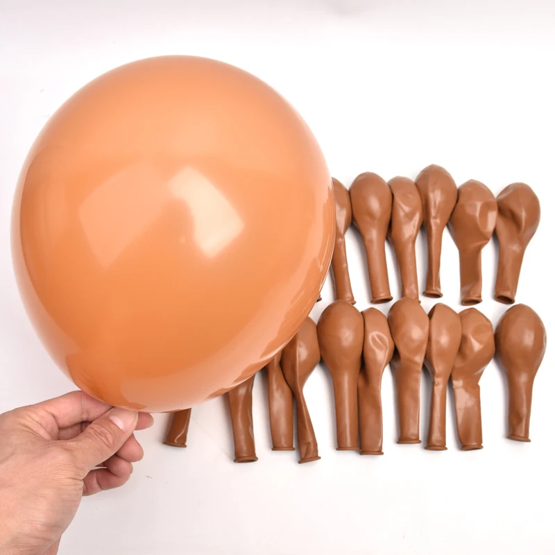 Brown Cream Beige Balloon Garland Arch Kit Kids Boy Birthday Decoration Baptism Baby Shower Party Baptism Christening