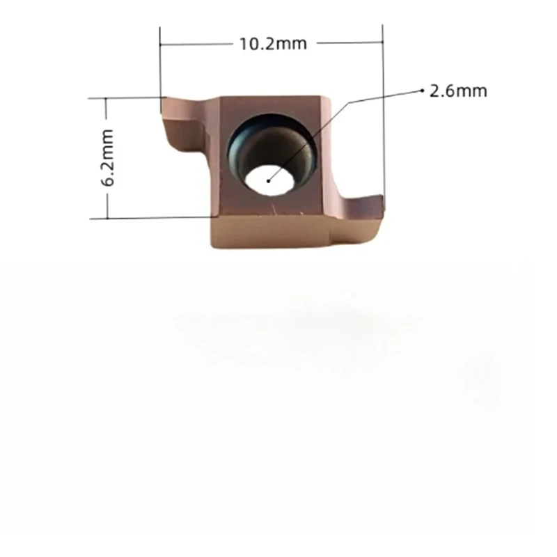 5PCS CNC Small Bore Inner Groove Turning Tool Insert hole Shallow Snap Spring Boring Tool Grain 6-7-8-9GR Circular Groove