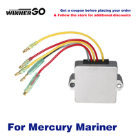 WINNERGO Rectifier Regulator For Mercury Mariner 815279 815279-1 815279-2 815279-3 815279-4 5-Wire Without Ground Wire