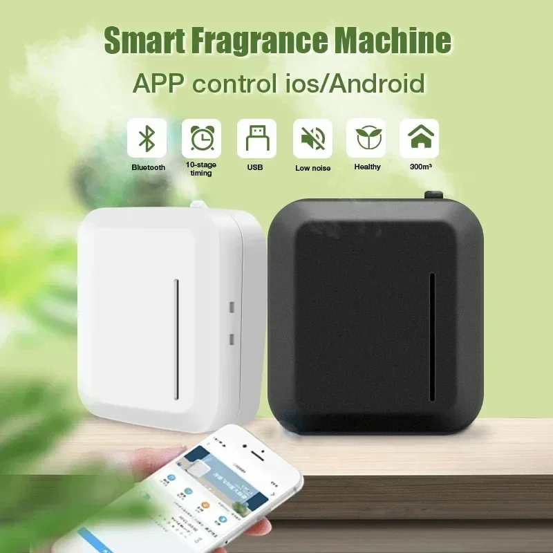 300m³ Pure Essential Oil Aroma Diffuser Lntelligent Aroma Fragrance Machine Oil Diffuser 150ml Timer APP Control For Home Hotel