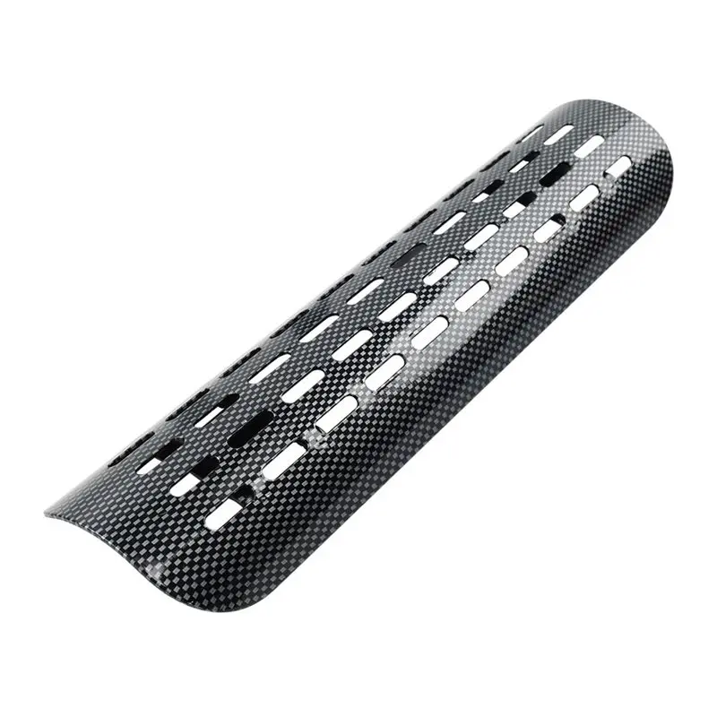 A11M-Curved For Honda Kawasaki For Motorcycle Muffler Pipe Heat Shield Cover With Two 2-7Cm Hose Clampfor C