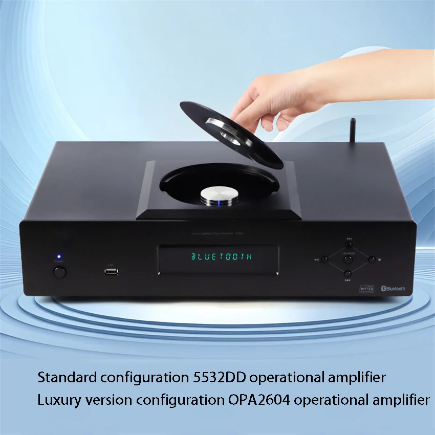 

CD-плеер CD50 Fever Classic с операционным усилителем 2604 Fever, Bluetooth, USB, воспроизведение без потерь