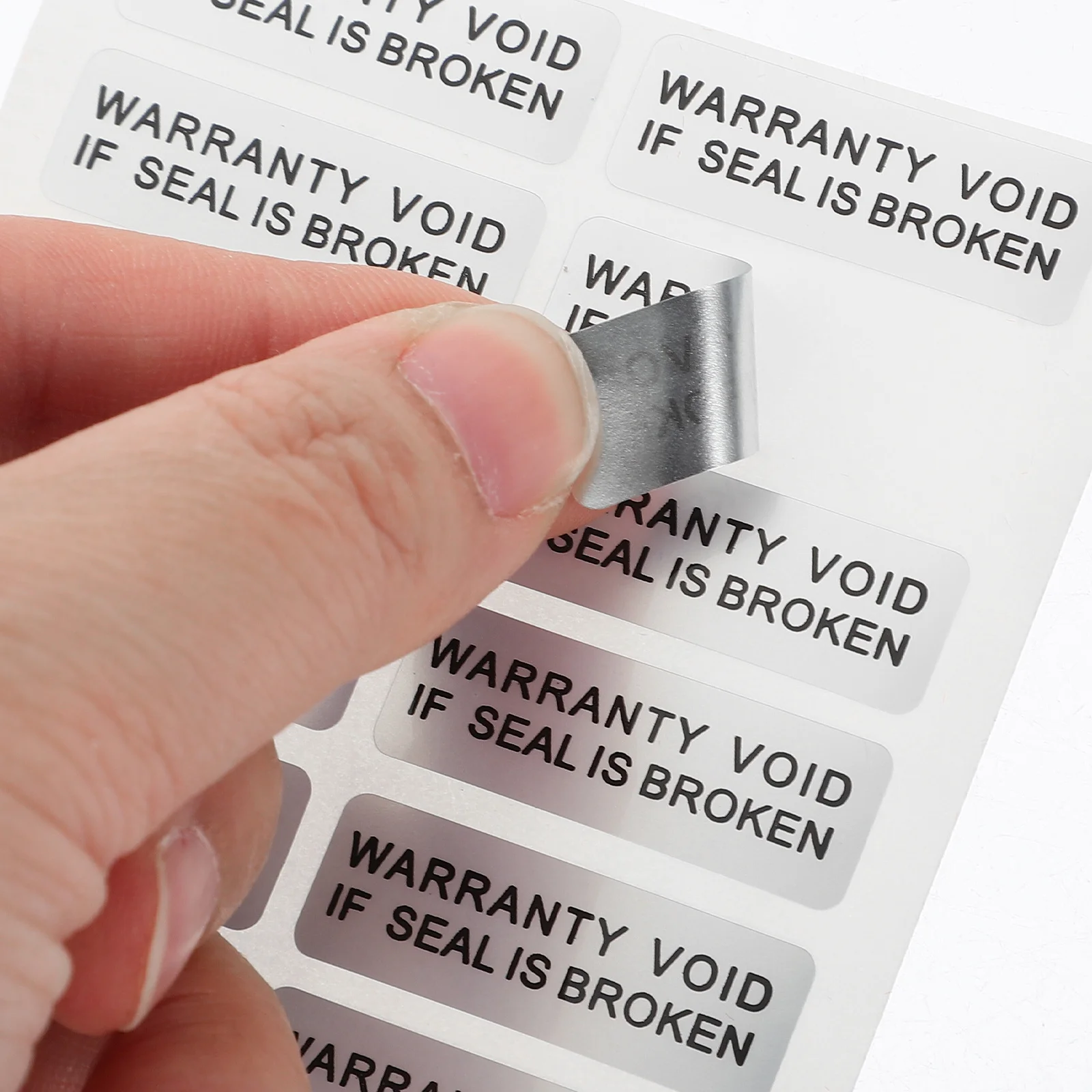 

400 шт., высококачественные наклейки Void, защита от несанкционированного доступа, если печать для упаковки, наклейка с предупреждением, этикетка Void Sticker