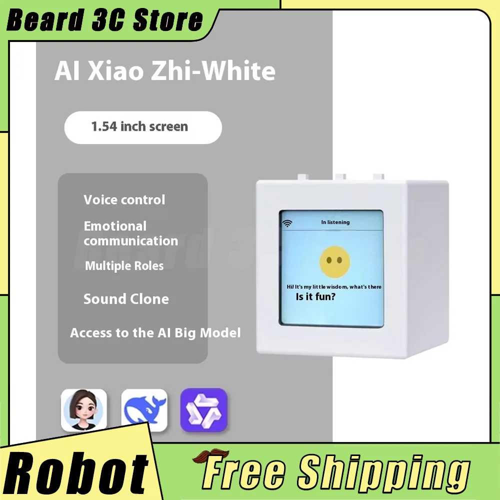 

Xiao Zhi Ai Robot With Screen Intelligent Robot Mini ESP32 Support Deepseek Personalized Custom Robot Expression Electronic Pet