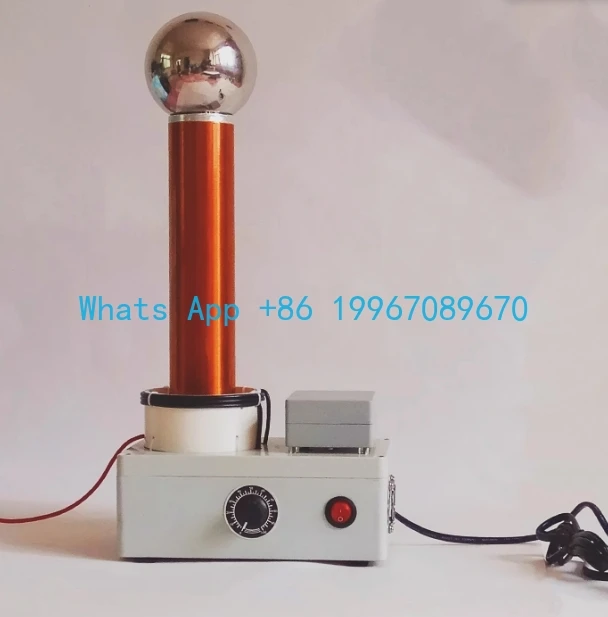 

Spark gap lightning simulator wireless transmission principle demonstration resonant transformer