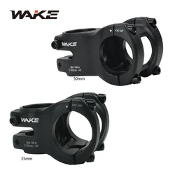 Wake MTB Mountain Bike Power Stem 35/50mm Aluminum Alloy Ultralight High-strength Bicycle Accessories for BMX Cycling Road Bike