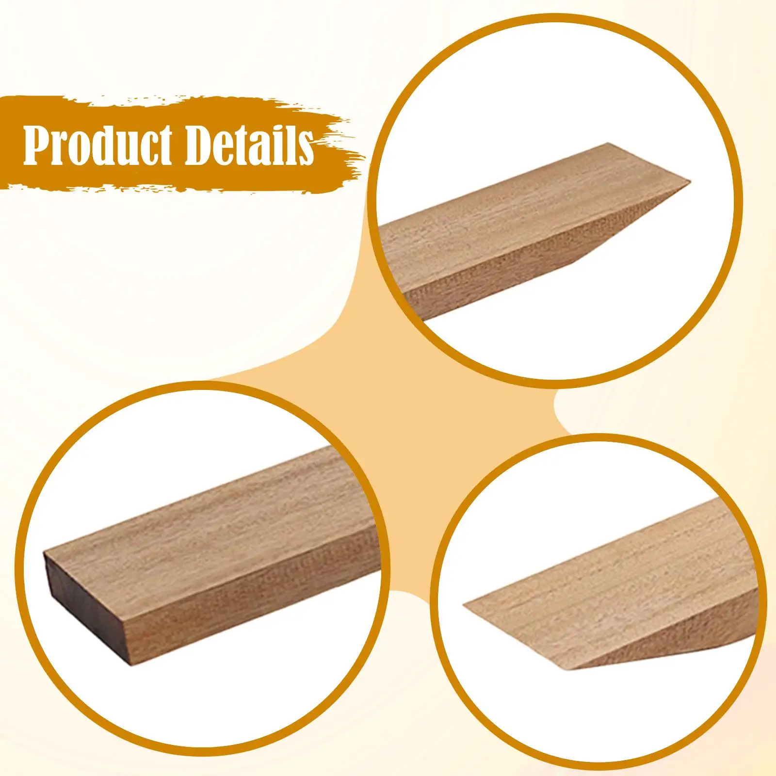 2Pcs Wood Guitar Neck Blank,Professional Guitar Making Material,DIY Handmade Replaces for Beginners Electric Guitars Repairing