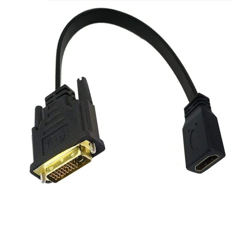 HDMI-compatible To DVI Cable DVI-D 24+1 Bi-Direction Adapter For Xiaomi Xbox Serries X PS5 PS4 TV Box DVI To HD Splitter 0.3M