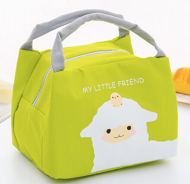 Portable Lunch Bag Thermal Insulated Lunch Box Tote Cooler Bag Bento Pouch Lunch Container School Food Storage Bags Lunch Bag