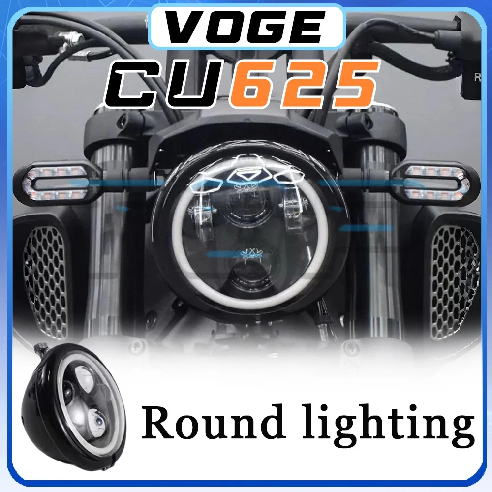 Round angel eye high and low beams VOGE CU625 lighting assembly 625cu cu625 625CU