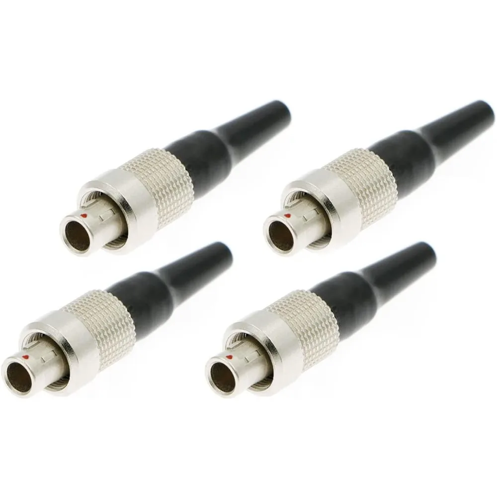 

Alvins FVB 3 Pin Connector Male Plug for Sony| Zaxcom| Wisycom Transmitter(4 Pcs,Male)