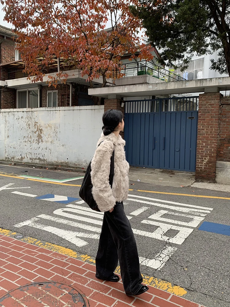 

Женские джинсы Carbon ey прямого кроя с узором «елочка», средней посадки, из денима, зимняя коллекция 2024