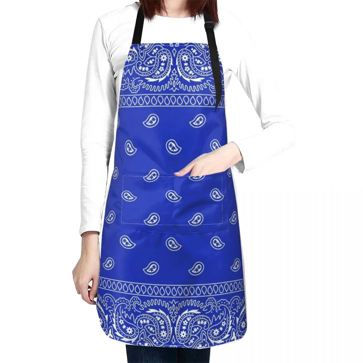 Bandana - Royale Blue Apron Kitchen For Women Salon Kitchen For Men Apron