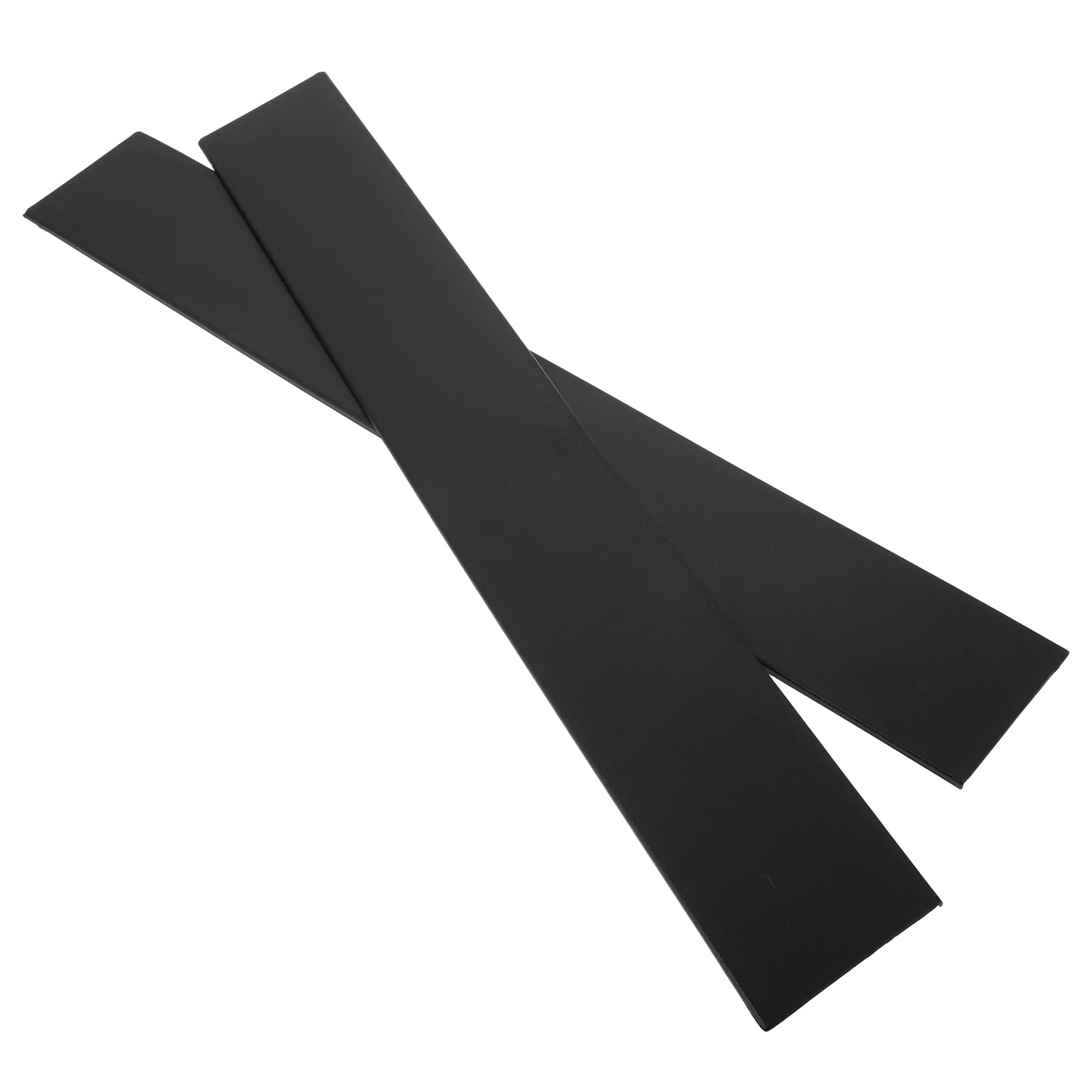 

1Pair Black Plastic Front Door Car Glass Trim Durable Weather Seal Strip Edge Protector Molding Front Seal Car Window Molding
