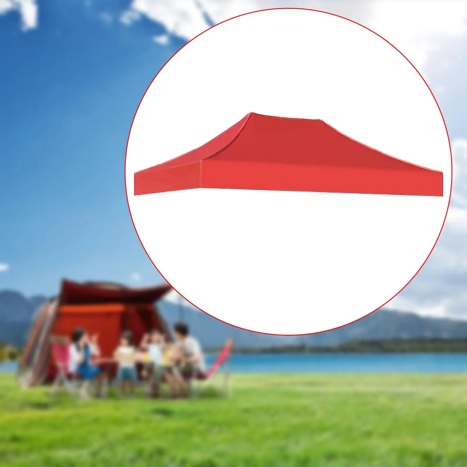 Canopy Top Cover Tarp 3x2M Rainproof Sun Shades Shelter Waterproof Gazebo Roof