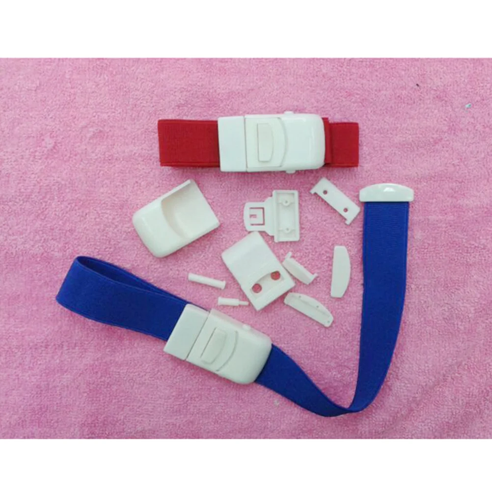 

5Pcs Durable Elastic Quick Release Buckle Tourniquet Medical Emergency Sports Adjustable Venous Infusion Band Tourniquet