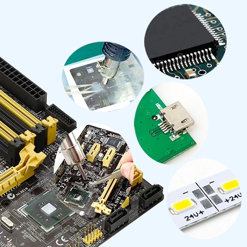 Syringe Type Solder Paste Lead-free Low Temperature Soldering Multiple Melting Point Options Suitable for A Variety of Processes