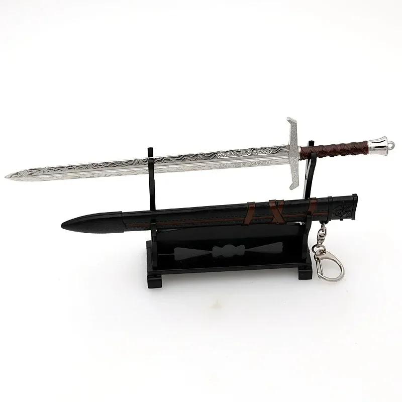 Espada Pendragon de Arthur, Katana Medieval samurái, modelo periférico, cuchillo de mariposa, Melee, acción de Anime, regalo de cumpleaños,