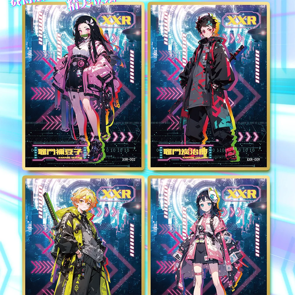 New Demon Slayer Collection Cards TCG CCG Shuo Card Demon Slayer Kimetsu No Yaiba's Final Battle Anime Cards Toys For Children