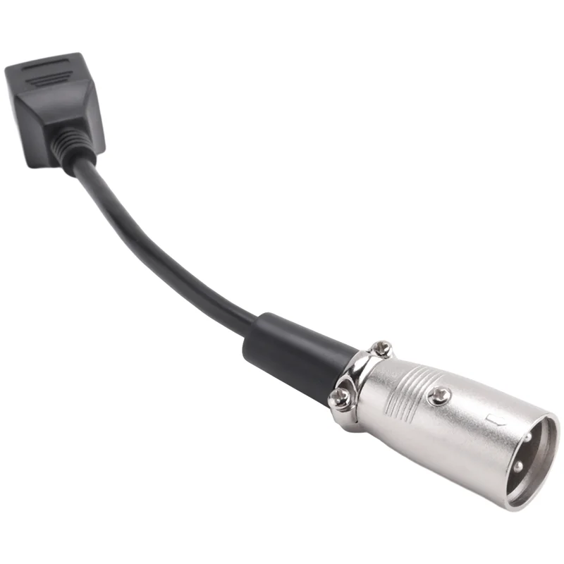 AC88-DMX Cable Extension Cable XLR 3 Pin To RJ45 Network Connector Easy Install (Male)