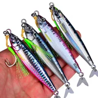 Señuelo de plantilla de Metal de hundimiento rápido, impreso en 3D, 20g, 30g, 40g, 60g, 80g, señuelo de pesca de fundición de tierra de agua salada, plantilla de Metal Vertical, novedad de 2025