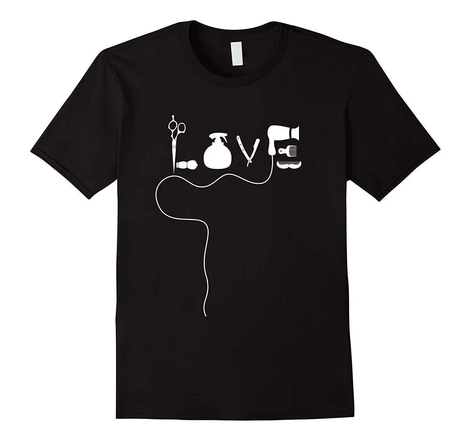 Barber Hairdresser Salon Love T Shirt. Birthday Co-Worker Tee T-Shirts Casual Brand Clothing Cotton Newest 2019 Unisex Tee