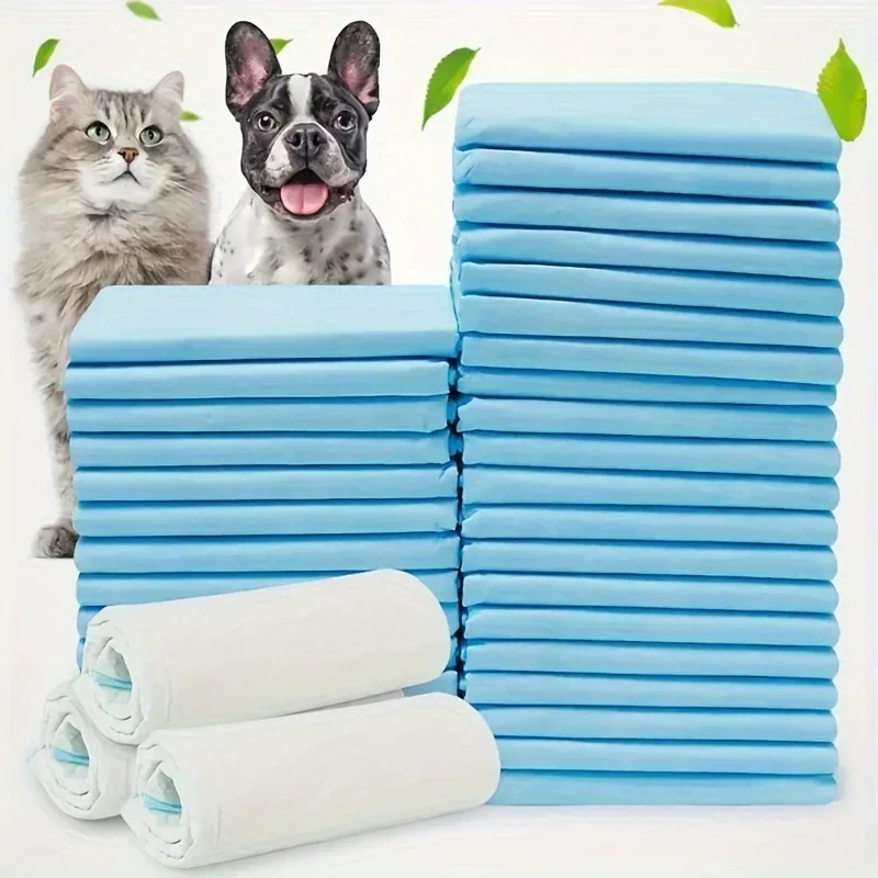 Potty Pads for Dog Training Absorbent Deodorizing Diapers, Pee Pads and Dog Poop Bags, 40, 50, 100, 200 pcs.