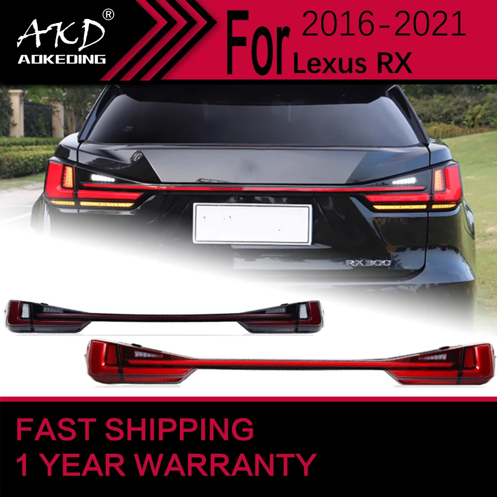 

Car Lights for Lexus RX LED Tail Light 2015-2021 RX300 RX350 Rear Stop Lamp Brake Signal DRL Reverse Automotive Accessories