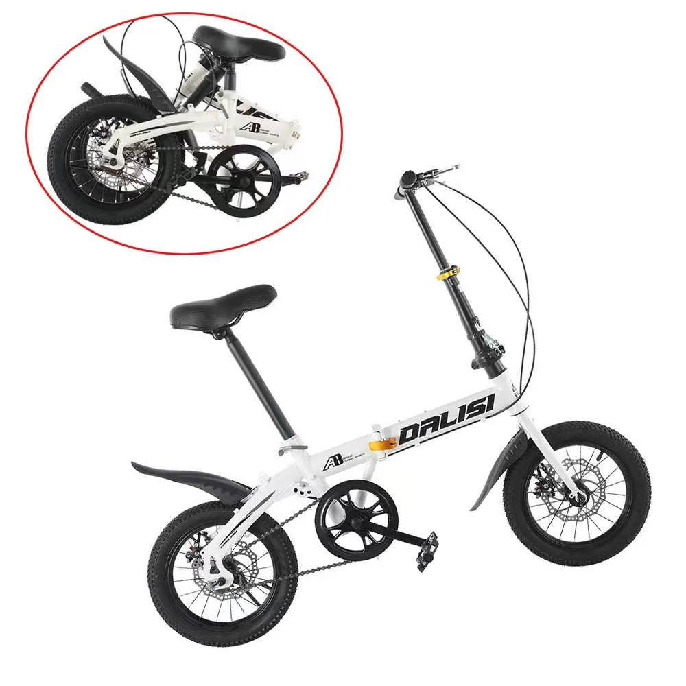 New Fashion 14/16 Inch Folding Bicycle Adult Male And Female Students Portable Mobility Bicycle Children's Small Wheel Hot