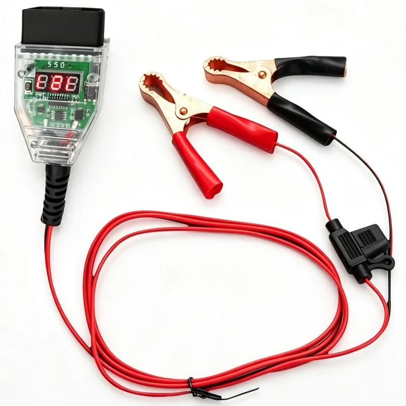 Car OBD Battery Replacement Memory Maintainer Tool 12V Automotive ECU Data Preserver Vehicle Electrical System Leakage Detector