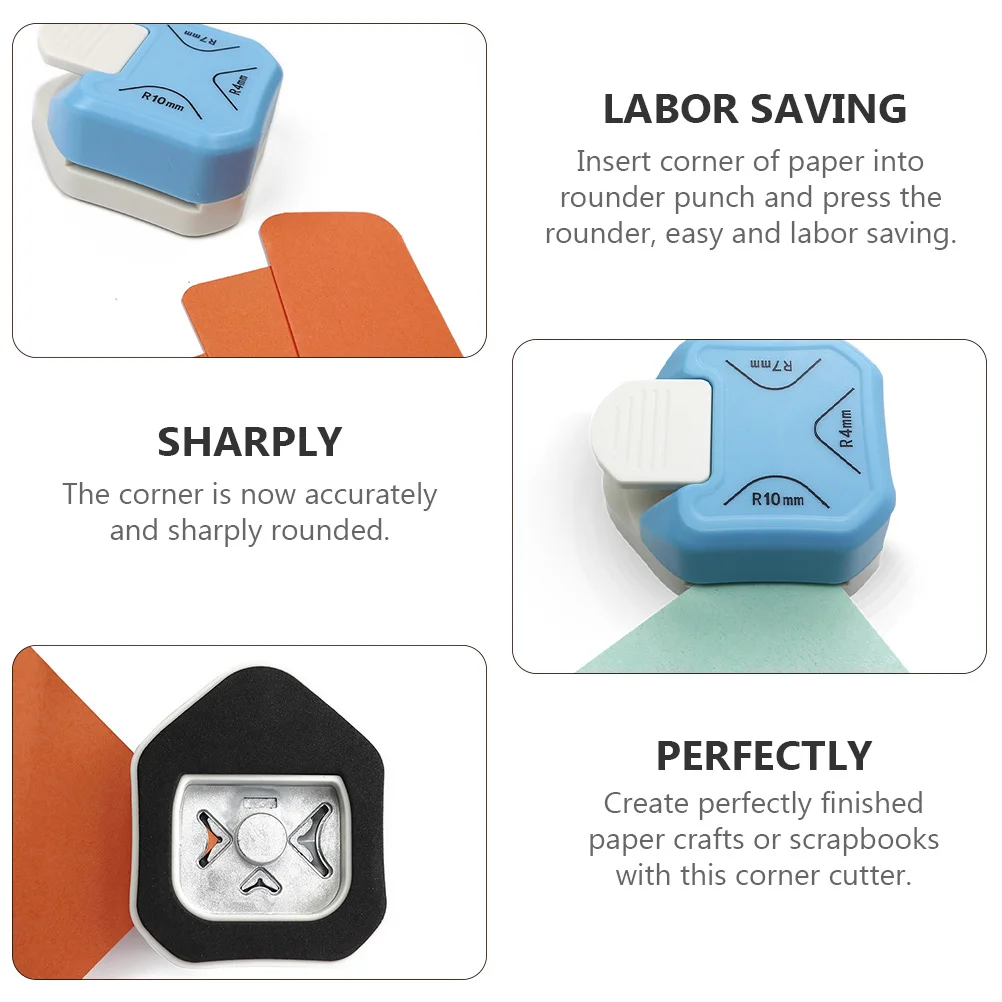 

1Pcs Corner Rounder Punch for Photo Cutter Paperboard and PVC Cover Creative Shaped Cutter for Laminate Crafting