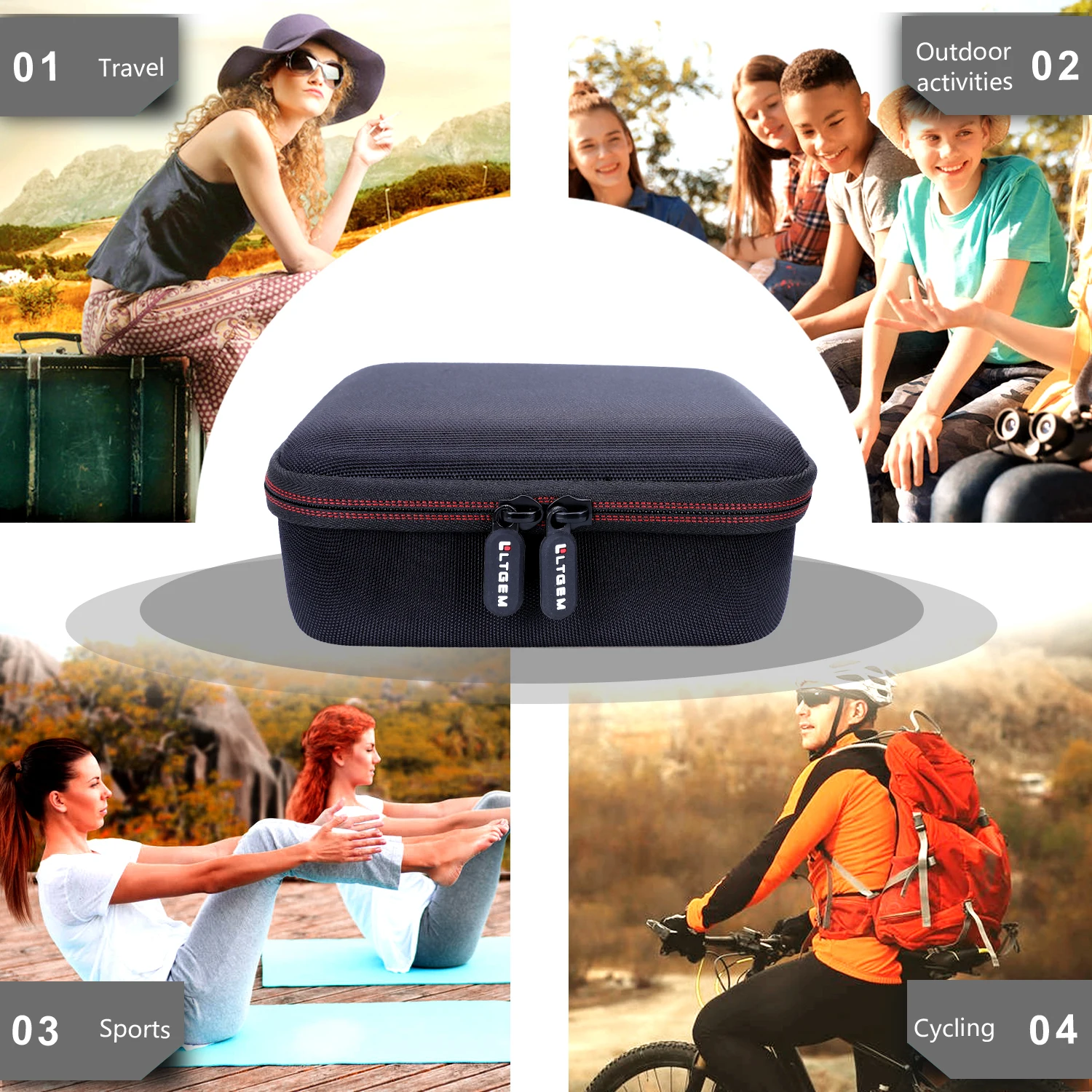 LTGEM Razor Case for Bald Men - Men'S Grooming Accessories Kit 评论和价格