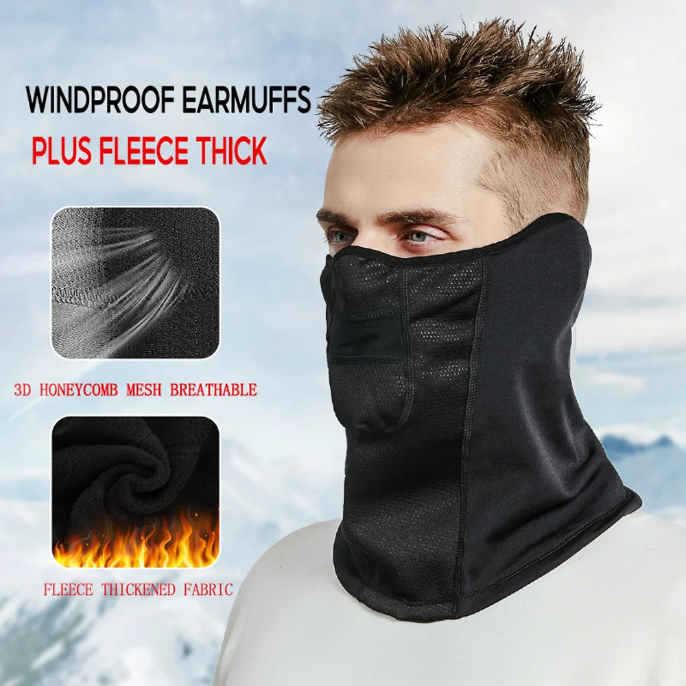 Cold Weather Balaclava Ski Mask for Men Windproof Thermal Winter Scarf Mask Women Neck Warmer Hood for Cycling