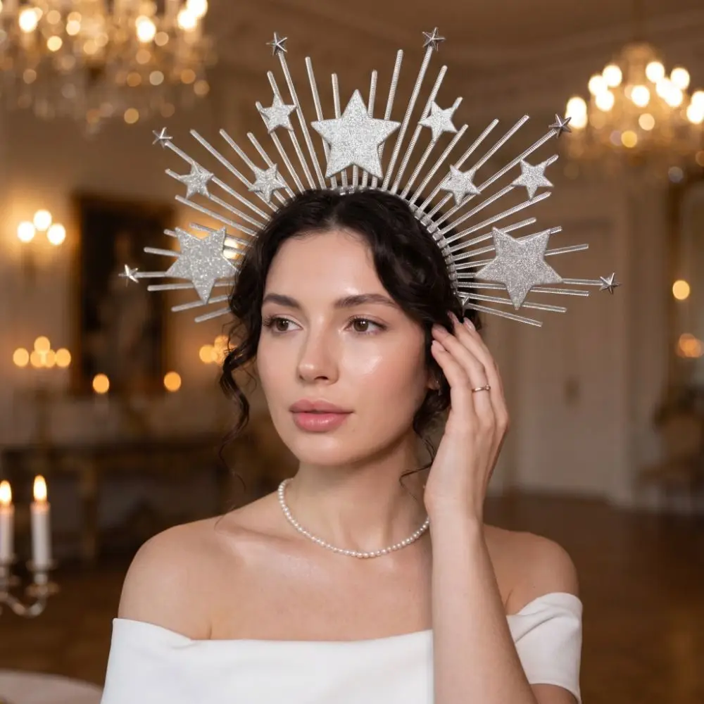 tiara-de-cabelo-dourada-estrela-halo-vintage-barroca-acessorio-de-cabelo-prateado-barroco-para-cosplayers