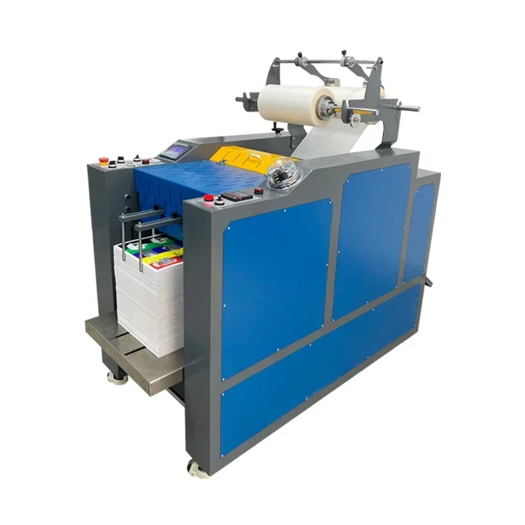 2023 New arrival a3 paper lamination feida automatic feeding and cutting hot roll laminating machine