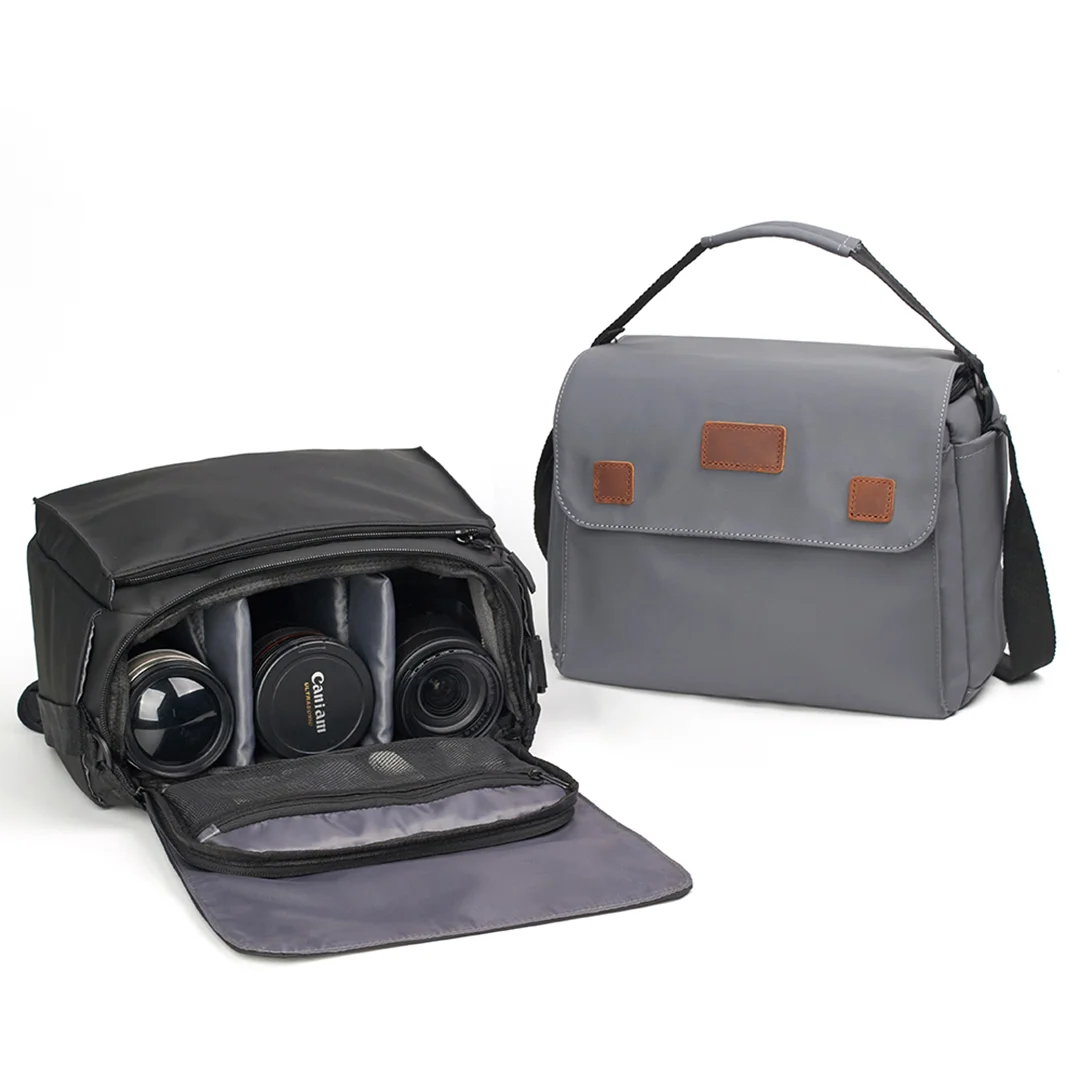 カメラスリングバッグ-ソフト-ポータブル-防水-大容量-保護-dslr-収納ケース-ニコン、ソニー、キヤノン-カメラとレンズ用
