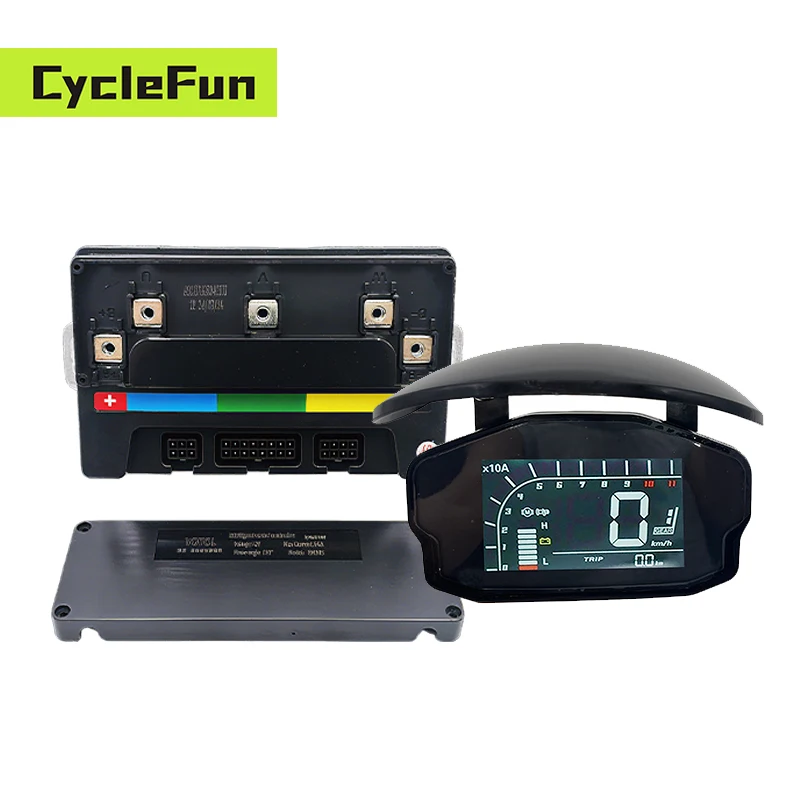 Controlador Votol EM50s EM50 55A DC 48V 60V 72V Controlador de motor BLDC con pantalla DKD para kits de conversión de scooter eléctrico