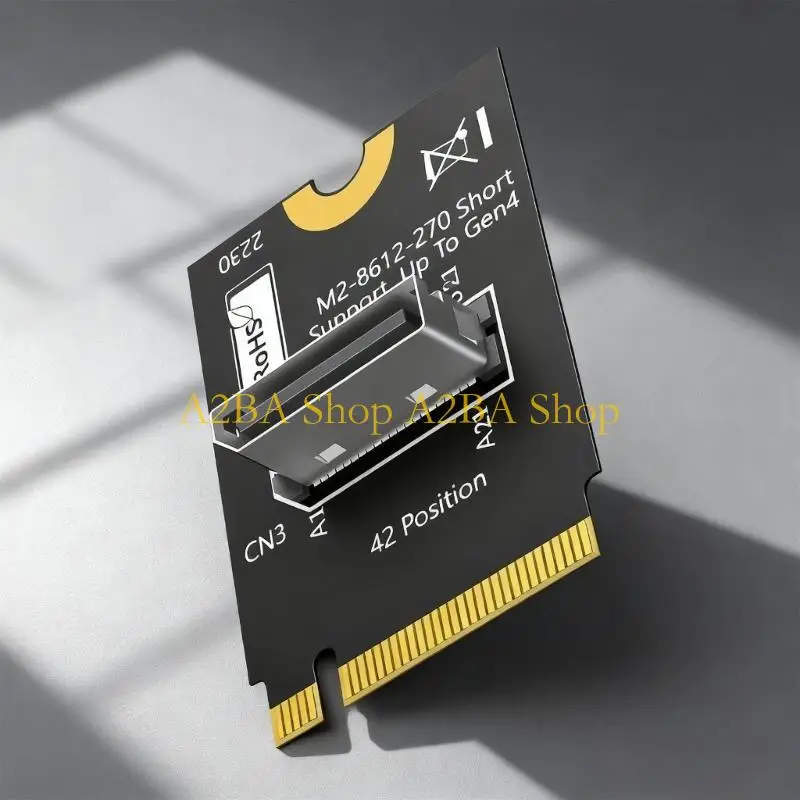 

A2BA M.2 NVME to 8612 2230 Adapter Card Easy Installation Stable Heat Management