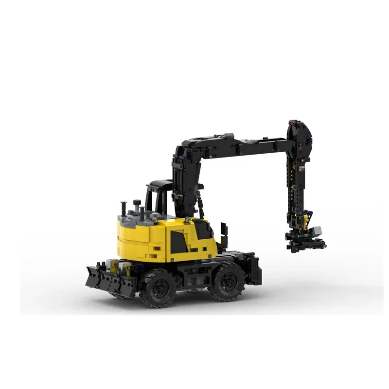 Excavator MOC-177607 - RC Device 918 Compact Excavator Toy Model Building Block Toy 2533PCS DIY Birthday Gift for Kids