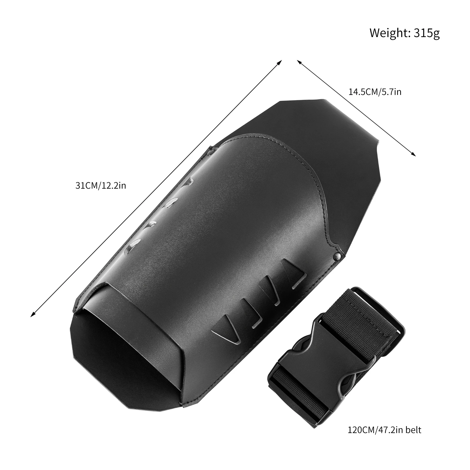 Anti-scalding Insulated Faux Leather Heat Gun Waist Bag With Strap Vinyl Car Film Wrapping Scratch Resistant Storage Pouch
