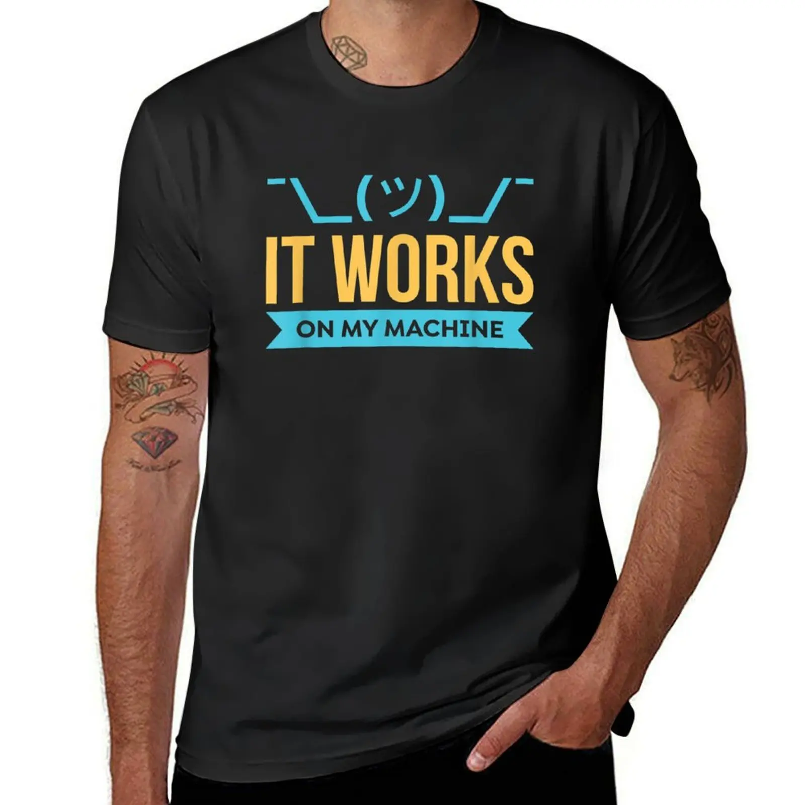 

It Works On My Machine - Programming T-Shirt sublime Aesthetic clothing oversized t shirts for men