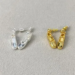 Unique Design Exquisite Ballet Shoes Stud Earrings Ballet Students Anniversary Gift Lover Dance Fashion Jewelry Accessories Gift