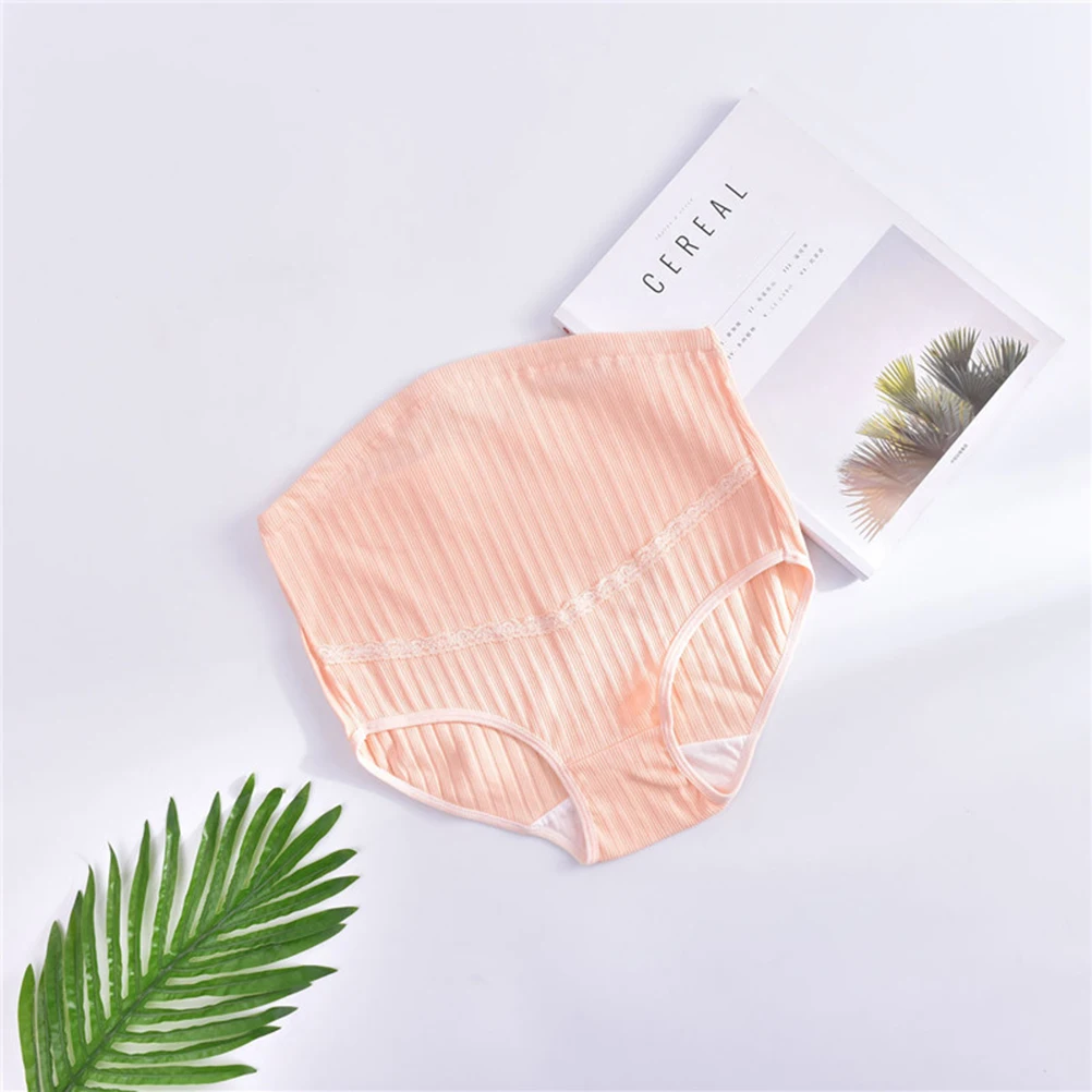 3 قطع ملابس داخلية للأمهات عالية الخصر سراويل داخلية قطنية مريحة للنساء الحوامل تصميم ناعم قابل للتمدد وجيد التهوية #6