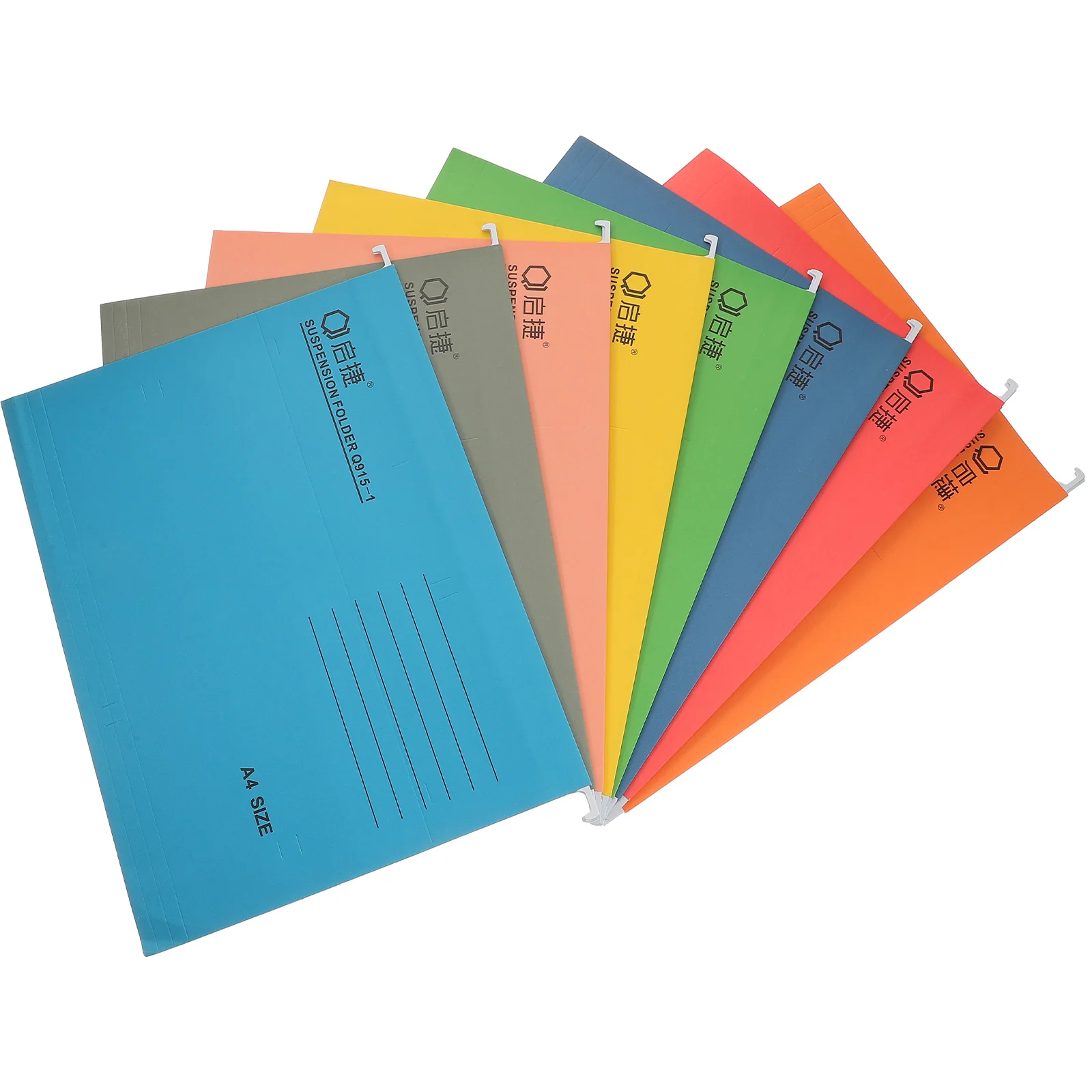 

8 PCS Hanging File Holder Desk Organization Storage Folder Document for Wall Organizer